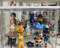 鹿色三層盲盒展示盒亞克力透明吧唧手辦樂高展示柜帶燈泡泡瑪特收納架 盲盒展示盒【三層晶透白】 曬單實(shí)拍圖