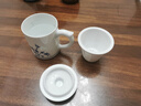 富玉陶瓷景德鎮(zhèn)茶杯個(gè)人專用高檔精致家用辦公待客茶水分離高端老板杯 曬單實(shí)拍圖