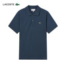 LACOSTE【王一博同款】法國(guó)鱷魚(yú)男裝25夏新款L.12.12經(jīng)典Polo衫|L1212 C7Z/灰藍(lán)色 M 4 曬單實(shí)拍圖
