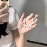 迪后（Dirholl）輕奢侈品手鏈女士手鐲和田玉手串情人節生日禮物送女友老婆 品牌翠竹手鏈 曬單實(shí)拍圖