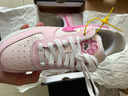 耐克NIKE板鞋女空軍一號AF1 AIR FORCE 1運動(dòng)鞋HM3696-661粉38.5 曬單實(shí)拍圖