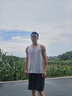 卡爾美（KELME）馬拉松專業(yè)跑步背心速干提花透氣長(zhǎng)跑競(jìng)速無(wú)袖T恤 光亮白 XL （建議拍大一碼） 曬單實(shí)拍圖