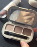 孕婦眉粉防水防汗不掉色眼影陰影高光一體盤(pán)三色組合眉筆孕期可用 03#粉棕色 曬單實(shí)拍圖