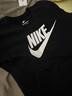 耐克(NIKE)春夏女短袖T恤 純棉 運(yùn)動(dòng)休閑 時(shí)尚簡(jiǎn)約 DX7907-010 黑色L 曬單實(shí)拍圖