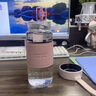 JCZS德國高硼硅玻璃水杯茶水分離泡茶杯女士高顏值茶隔果茶主人杯防爆 480ml仙女粉【德國高硼硅】 304食品茶漏/防燙杯套 曬單實拍圖