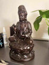 爵世皇庭【實(shí)木雕刻】木坐蓮觀(guān)音菩薩佛像擺件家居供奉辦公室鎮宅工藝 木【坐蓮觀(guān)音】高15cm 曬單實(shí)拍圖
