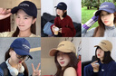 MMOPTOP日系水洗復(fù)古春夏軟頂棒球帽顯臉小中性男女軟頂大頭圍鴨舌帽子 曬單實(shí)拍圖