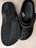 經(jīng)典明星款洞洞鞋男女同款夏季透氣沙灘鞋拖鞋涼鞋 CORCS CROCS 黑色 41-42 =M8 曬單實拍圖