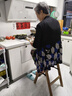 竹庭折疊梯凳多功能廚房高腳凳帶靠背梯子凳子兩用便攜登高加厚人字梯 三步折疊梯凳【平整踏板】 曬單實(shí)拍圖