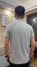 花花公子;PLAYBOYpolo衫短袖男t恤夏季帶領2025新款衣服男士商務休閑翻領男裝短袖 灰色 2XL 【150-180斤】 曬單實拍圖