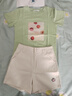 FEISIMI輕奢品牌夏裝2025年夏天新款連衣裙女夏季女裝衣服女神范套裝裙子 綠色 M 曬單實拍圖