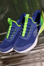 Skechers斯凱奇閃穿鞋兒童時尚休閑運動鞋男童春夏網(wǎng)面透氣跑步鞋405310L 曬單實拍圖