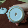 青澹汝窯茶壺蓋碗三才凈意手抓壺茶具天青色景德鎮(zhèn)陶瓷家用手工 凈意手抓壺 曬單實(shí)拍圖