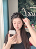 孕婦眉粉防水防汗不掉色眼影陰影高光一體盤三色組合眉筆孕期可用 02#煙灰色 曬單實拍圖