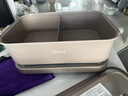 美的（Midea）電火鍋火鍋專用鍋多功能鍋料理鍋分體式鴛鴦鍋烤肉鍋多功能一體電鍋0氟鈦陶電煮鍋HGS352866S 曬單實(shí)拍圖