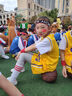 城市名義兒童籃球服套裝中國紅男女表演服定制幼兒園小學(xué)短袖運動訓(xùn)練球衣 【中國 CHINA】紅色-背心 兒童3XS（建議80-95cm*20-30斤 曬單實拍圖
