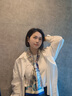 啄木鳥(niǎo)（TUCANO）明星同款細(xì)窄長(zhǎng)條小絲巾女春秋洋氣時(shí)尚韓國(guó)百搭韓版裝飾領(lǐng)巾圍巾 米灰航海圖 曬單實(shí)拍圖