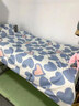 雅鹿大學(xué)生宿舍床笠款六件套被子被芯全棉純棉被套單人被褥全套一整套 博克 0.9m床笠三件套+3斤被+枕芯+床墊 曬單實拍圖