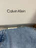 Calvin KleinJeans【復刻90系列】25春夏新款女士ck淺色直筒牛仔褲47B908G 曬單實(shí)拍圖