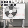 貝石 不銹鋼空調外機落地支架 加厚減震防震架子設戶(hù)外防水雪加高架設備間降噪外機支架 1p-2P通用 曬單實(shí)拍圖