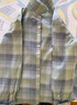 納維凱爾意大利小帆船女士長(cháng)袖格子襯衫全棉親膚襯衣2333073501 綠 XL  曬單實(shí)拍圖