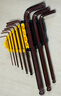 得力（deli）高硬度S2材質(zhì)加長(cháng)球頭內六角扳手套裝六角螺絲刀9件套+【加力桿】 曬單實(shí)拍圖