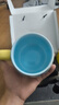 蠟筆小新大肚馬克杯女生高顏值禮物咖啡杯陶瓷水杯喝水杯子辦公室情侶杯子 蠟筆小新馬克杯帶勺禮盒裝-藍(lán)色 曬單實(shí)拍圖