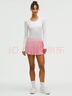 lululemon丨Varsity 女士風(fēng)琴褶高腰網(wǎng)球裙 LW8ANSS 潮汐粉 XXS /2 曬單實(shí)拍圖