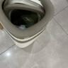 ABEPC垃圾桶無蓋12L卡其色白框家用衛(wèi)生間客廳廚房臥室創(chuàng)意鏤空廢紙簍 曬單實(shí)拍圖