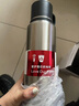 耐吉佳【德國精工】保溫杯316不銹鋼男大號(hào)大容量水杯茶水分離泡茶杯子 黑800ML 曬單實(shí)拍圖