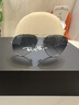 雷朋（RayBan）太陽鏡飛行員系列男女款眼鏡戶外墨鏡0RB3825禮物七夕禮物 003/3F銀色鏡框藍(lán)色漸變鏡片 尺寸62 曬單實(shí)拍圖