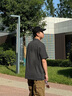 馬克華菲簡(jiǎn)約polo衫t恤男士夏季2025年新款寬松翻領(lǐng)polo衫美式潮牌體恤男 黑色 XL 【130-150斤】 曬單實(shí)拍圖