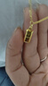 沫蘭輕奢S925銀項(xiàng)鏈女黃金色時(shí)尚吊墜閨蜜生日紀(jì)念日禮物送女友 曬單實(shí)拍圖