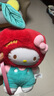 TOP TOY三麗鷗Hello Kitty櫻桃搪膠大體凱蒂貓公仔兒童玩具生日禮物女生 曬單實(shí)拍圖