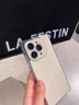 鑒百伊 適用iphone16手機殼蘋果15promax新款方形鐳射極光14pro輕奢高級感por獨特好看13鏡頭全包外殼 【極光白】水晶鏡頭膜*直方形鐳射 iPhone 16 Pro 曬單實拍圖