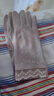 南極人夏季騎行防曬手套女薄款戶(hù)外蕾絲網(wǎng)紗可觸屏防滑透氣開(kāi)車(chē)手套 芋灰紫【網(wǎng)眼透氣】 曬單實(shí)拍圖