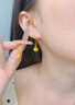 中國黃金（CHINA GOLD）黃金耳釘女士足金貝殼耳環(huán)純金七夕情人節(jié)禮物送女友老婆 足金貝殼耳環(huán)約1.7g 曬單實(shí)拍圖
