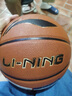 李寧（LI-NING）籃球7號(hào)CBA比賽成人兒童青少年中考室內(nèi)外訓(xùn)練標(biāo)準(zhǔn)七號(hào) PU443 曬單實(shí)拍圖
