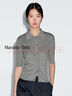 Massimo Dutti【亞洲限定】2025女裝極簡(jiǎn)格雷系修身顯瘦短袖針織開(kāi)衫05650800 灰色 XS (CN 165/84A) 曬單實(shí)拍圖
