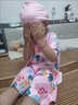 雷姆汀兒童游泳衣女童女孩夏季泳裝中大童洋氣寶寶連體公主裙兩件套沙灘 粉葉子裙+帽子(配平角安全褲) 175 L碼(15-30斤) 曬單實(shí)拍圖