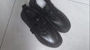 西域駱駝品牌男鞋【頭層牛皮】商務(wù)休閑板鞋圓頭百搭透氣軟底皮鞋正裝超軟 駱駝品牌黑色單鞋升級款 40 (150mm) 曬單實(shí)拍圖