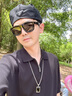 太平鳥男裝【王鶴棣同款】 Daria Song聯(lián)名新款POLO衫 B1EEF2235 黑色1 M 曬單實拍圖