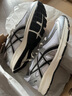 亞瑟士（asics） Jog 100s 復(fù)古百搭 網(wǎng)布人造革防滑 低幫 休閑跑步鞋 男女同款 1201A967-100 【銀白色】 43.5 曬單實(shí)拍圖