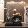 赟婭石來(lái)運(yùn)轉(zhuǎn)鑰匙收納玄關(guān)擺件入戶客廳酒柜電視柜家居裝飾品喬遷禮物 石來(lái)運(yùn)轉(zhuǎn)置物架擺件+歡迎回家 曬單實(shí)拍圖
