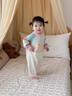 班喜迪嬰兒衣服秋裝嬰幼兒連體衣洋氣女寶寶衛(wèi)衣爬服春秋季超萌外出哈衣 米色 80cm 曬單實(shí)拍圖