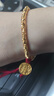 老廟黃金足金財(cái)神手串碎金盤纏財(cái)源滾滾胡Money同款復(fù)購補(bǔ)貼 曬單實(shí)拍圖
