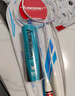 川崎（KAWASAKI）羽毛球拍超輕碳素中桿對(duì)拍KD-1pro藍(lán)紫（已穿線+6球+手膠+拍包） 曬單實(shí)拍圖