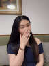 中國黃金（CHINA GOLD）黃金六字真言手鏈男女款足金箴言轉(zhuǎn)運珠編織手繩生日禮物送男友 【今/次日達】六字真言手鏈【黑繩】約0.5g 曬單實拍圖