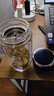 希諾（HEENOOR）雙層玻璃杯鵝蛋茶杯弧形抗菌杯帶濾網(wǎng)鈦杯便攜車載高檔保溫水杯子 紫羅蘭【純鈦抗菌】 370ml 曬單實拍圖
