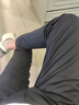 TNRZZ小個(gè)子九分褲男款夏季新款韓版修身男士休閑褲純棉小腳彈力錐形褲 藏青色【九分褲】 30 曬單實(shí)拍圖